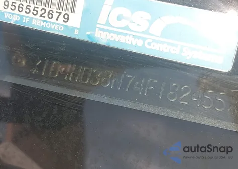 2004 Dodge Durango St z USA, uszkodzony, nr VIN 1D4HD38NX4F199508